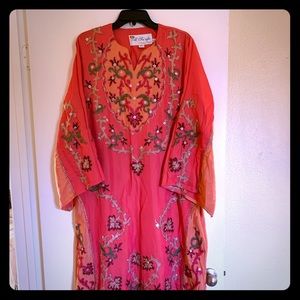 Gorgeous pink kaftan
